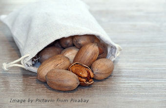Pecans are often packaged as gourmet or luxury nuts.