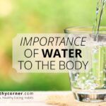 The importance of water to the body